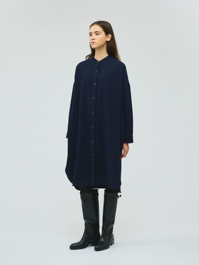 mizuiro ind スタンドカラーシャツワンピース｜ MARcourt ONLINE STORE