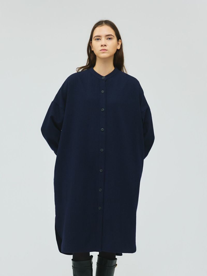 mizuiro ind スタンドカラーシャツワンピース｜ MARcourt ONLINE STORE