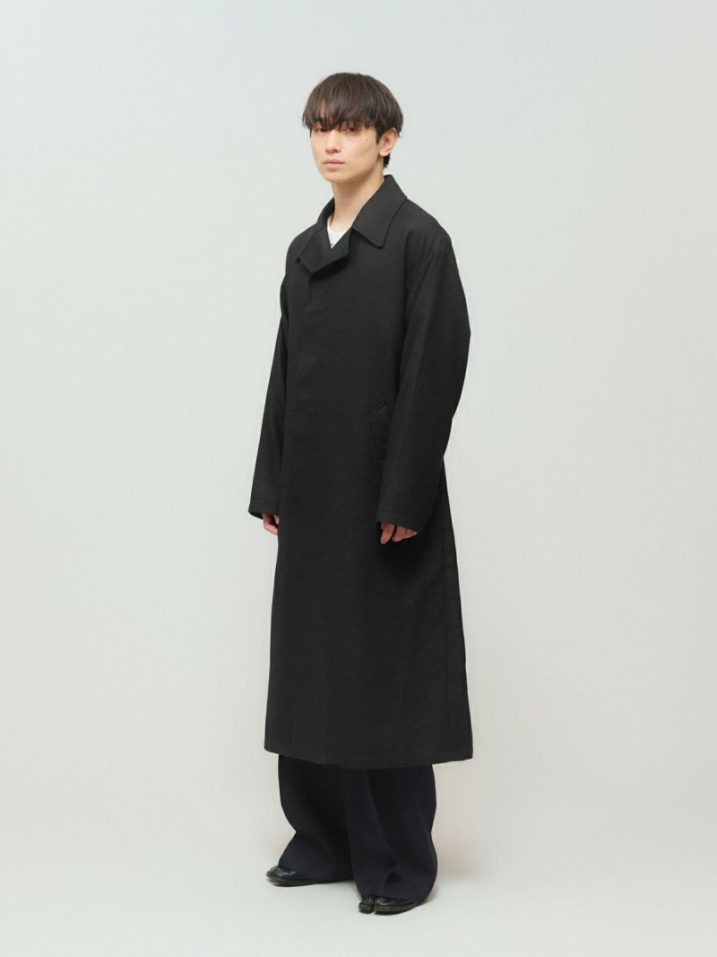 MIDIUMISOLID Men's ウールサージロングコート｜ MARcourt ONLINE