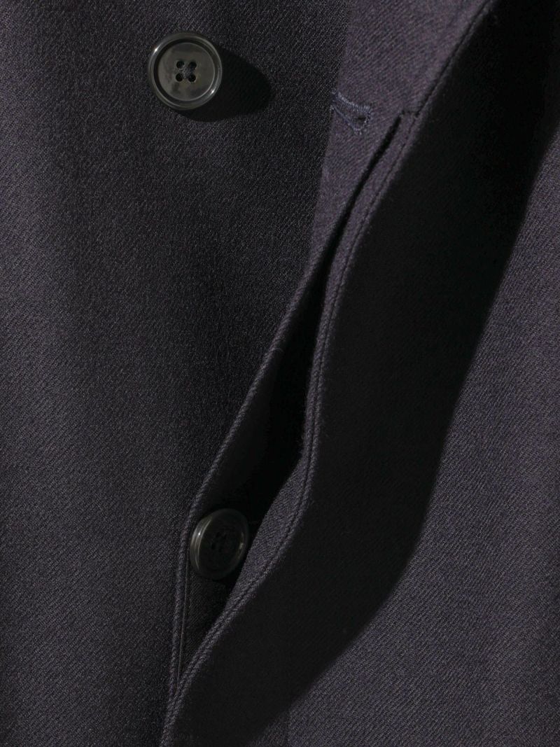 MIDIUMISOLID Men's ウールサージロングコート｜ MARcourt ONLINE
