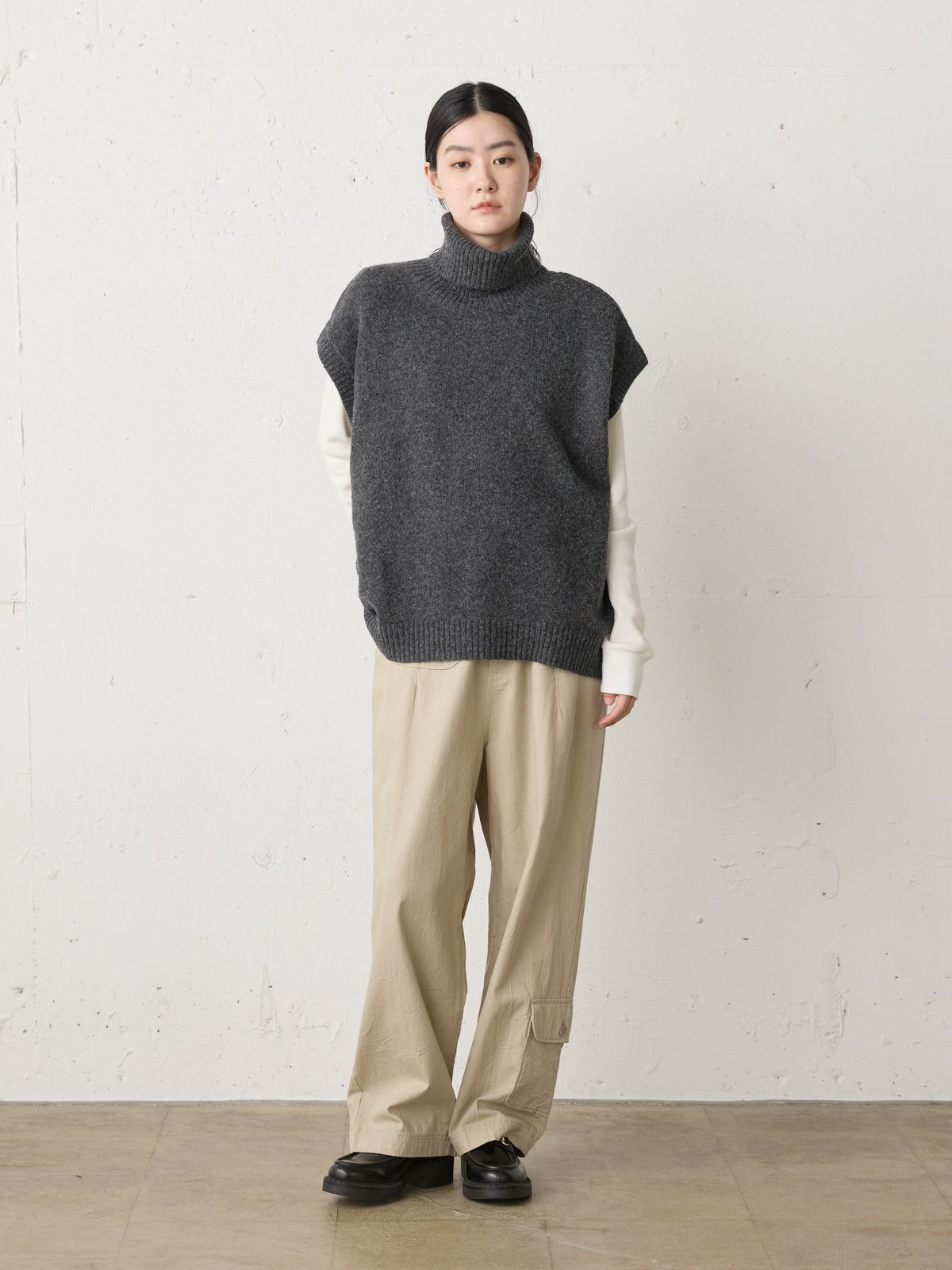 multi pocket work PT / beige