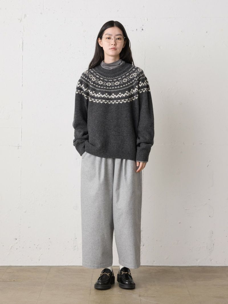 MidiUmi ウールワイドイージーパンツ｜ MARcourt ONLINE STORE