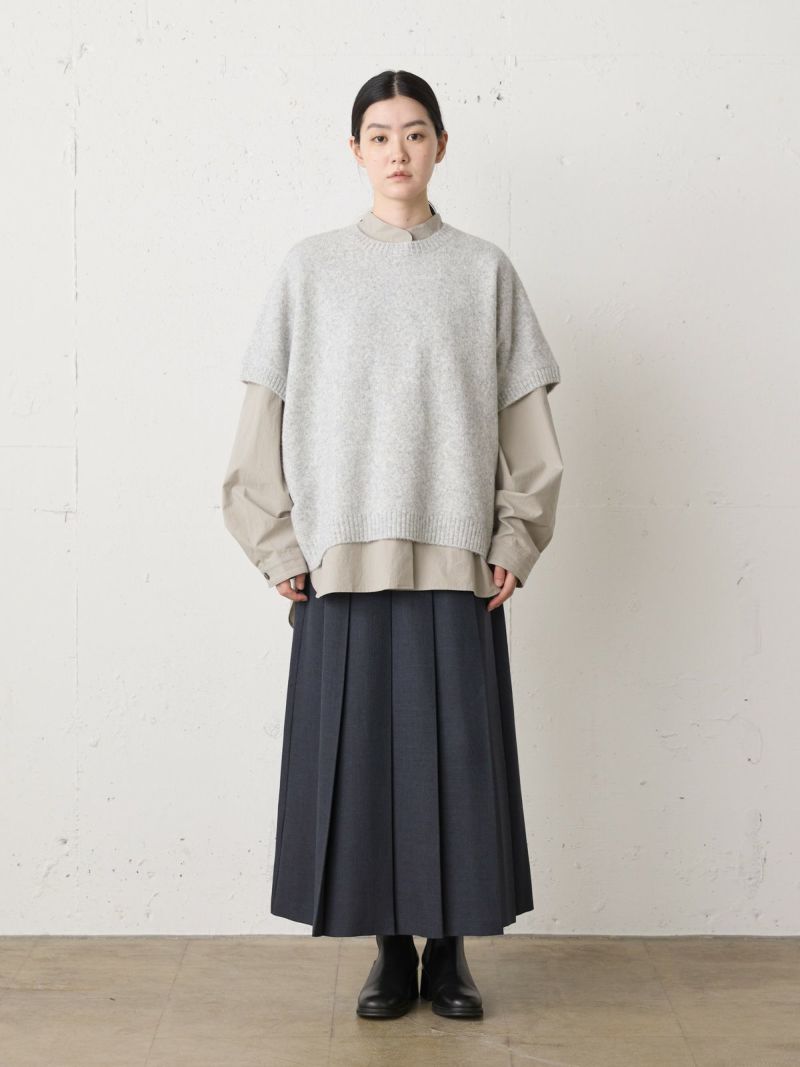 【新品タグ付き】MidiUmi グレー プリーツスカート MidiUmi プリーツスカート｜ MARcourt ONLINE STORE - マーコート