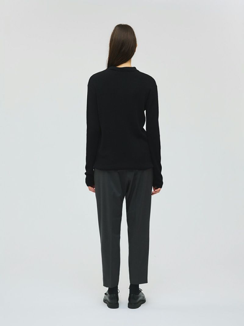 diidii ニットポロ M diidii knit polo (brown) | diidii