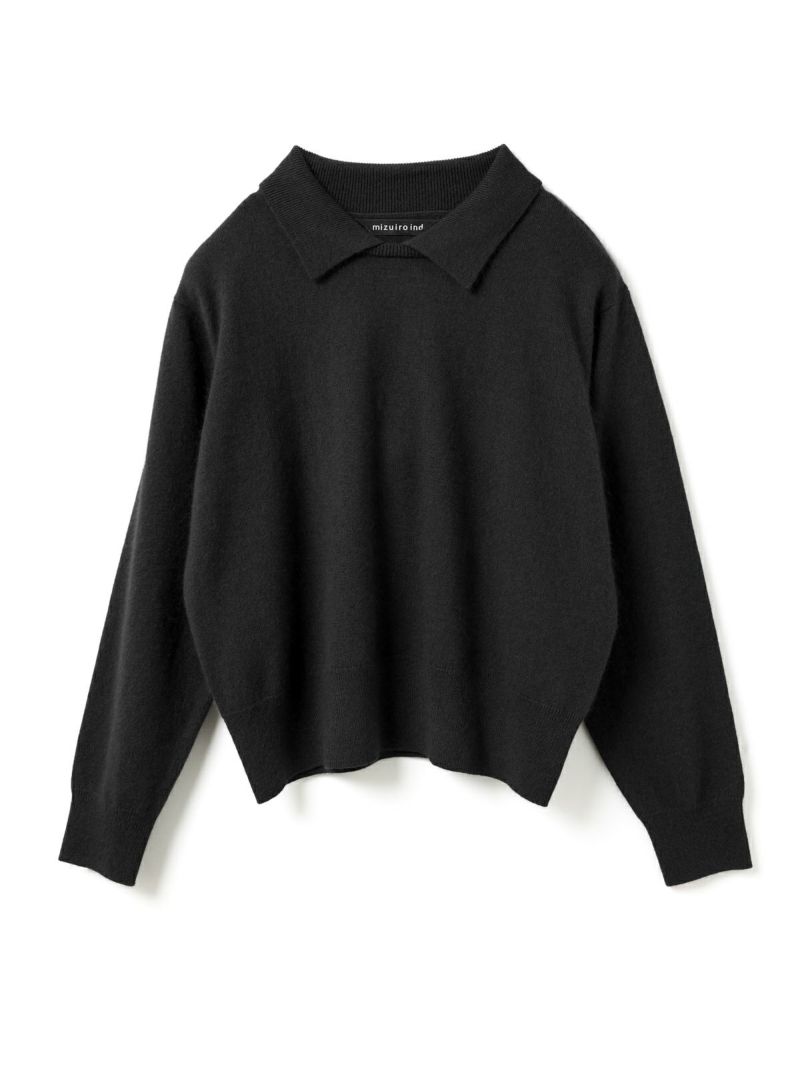 mizuiro ind ハイゲージ襟付きプルオーバー｜ MARcourt ONLINE STORE