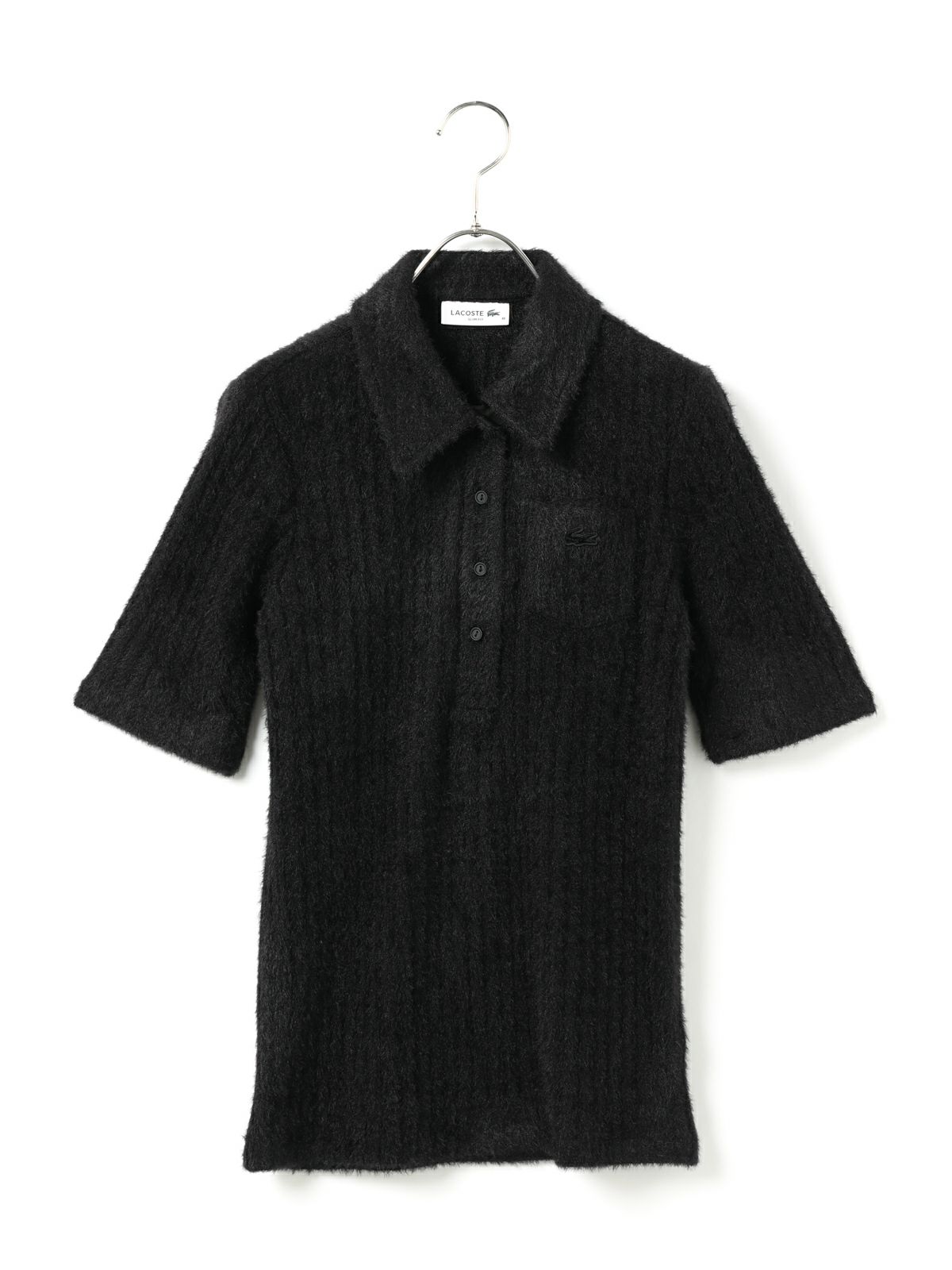 LACOSTE フランスメイドリブニットポロシャツ ラコステ] セーター