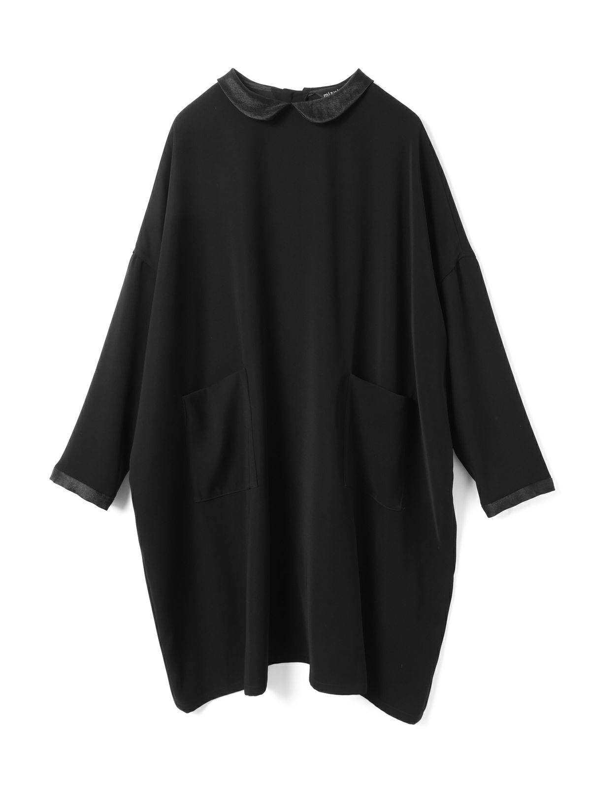 mizuiro ind 衿付きサテンコクーンワンピース｜ MARcourt ONLINE STORE