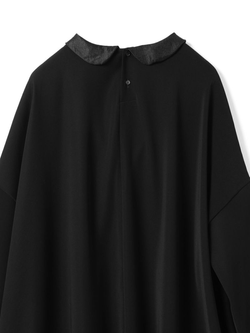 mizuiro ind 衿付きサテンコクーンワンピース｜ MARcourt ONLINE STORE