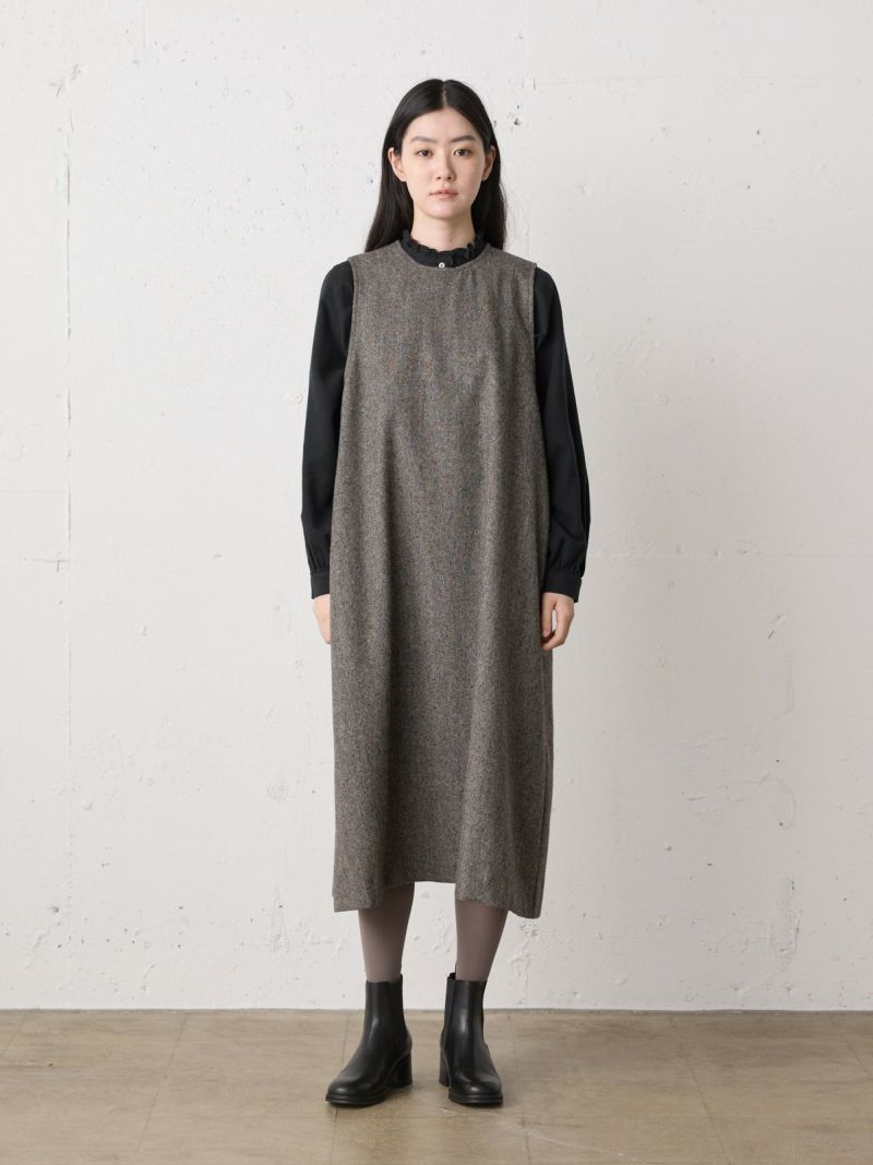 ⭐︎Quu⭐︎ MidiUmi フリルカラーギャザーネックシャツ｜ MARcourt ONLINE STORE