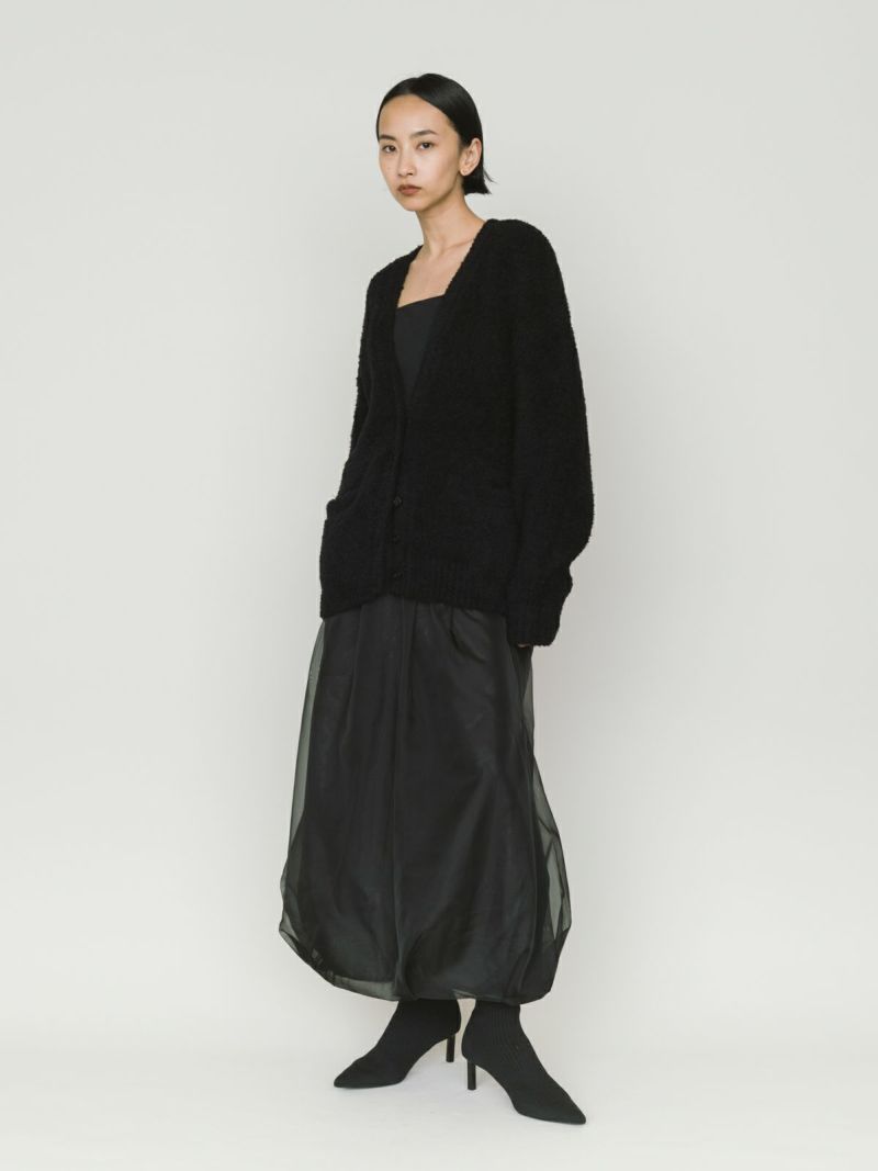 MIDIUMISOLID フェザーヤーンロングカーディガン｜ MARcourt ONLINE