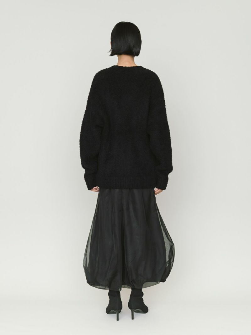 MIDIUMISOLID フェザーヤーンロングカーディガン｜ MARcourt ONLINE