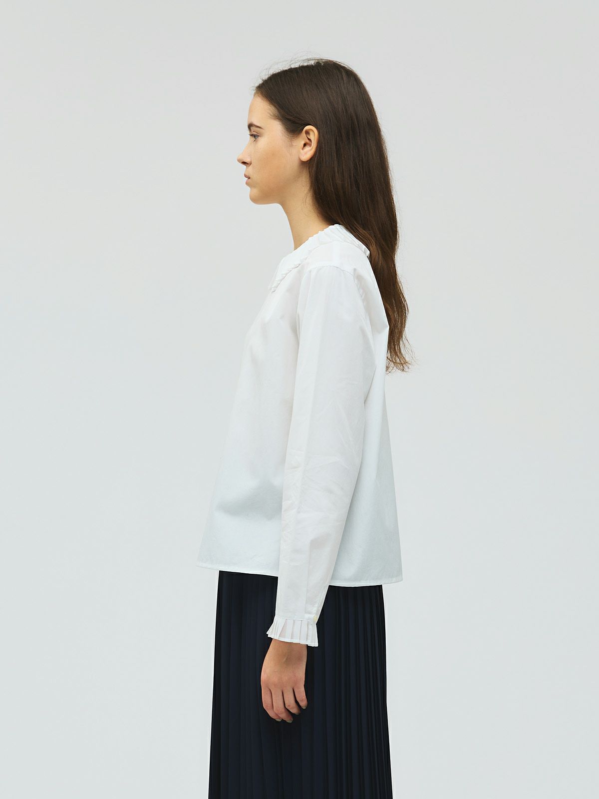 mizuiro ind プリーツカラーシャツ｜ MARcourt ONLINE STORE