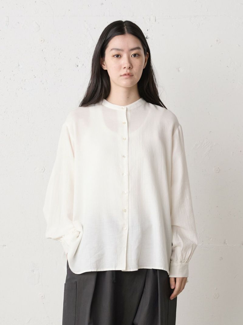 MidiUmi C/Wバックギャザーシャツ｜ MARcourt ONLINE STORE