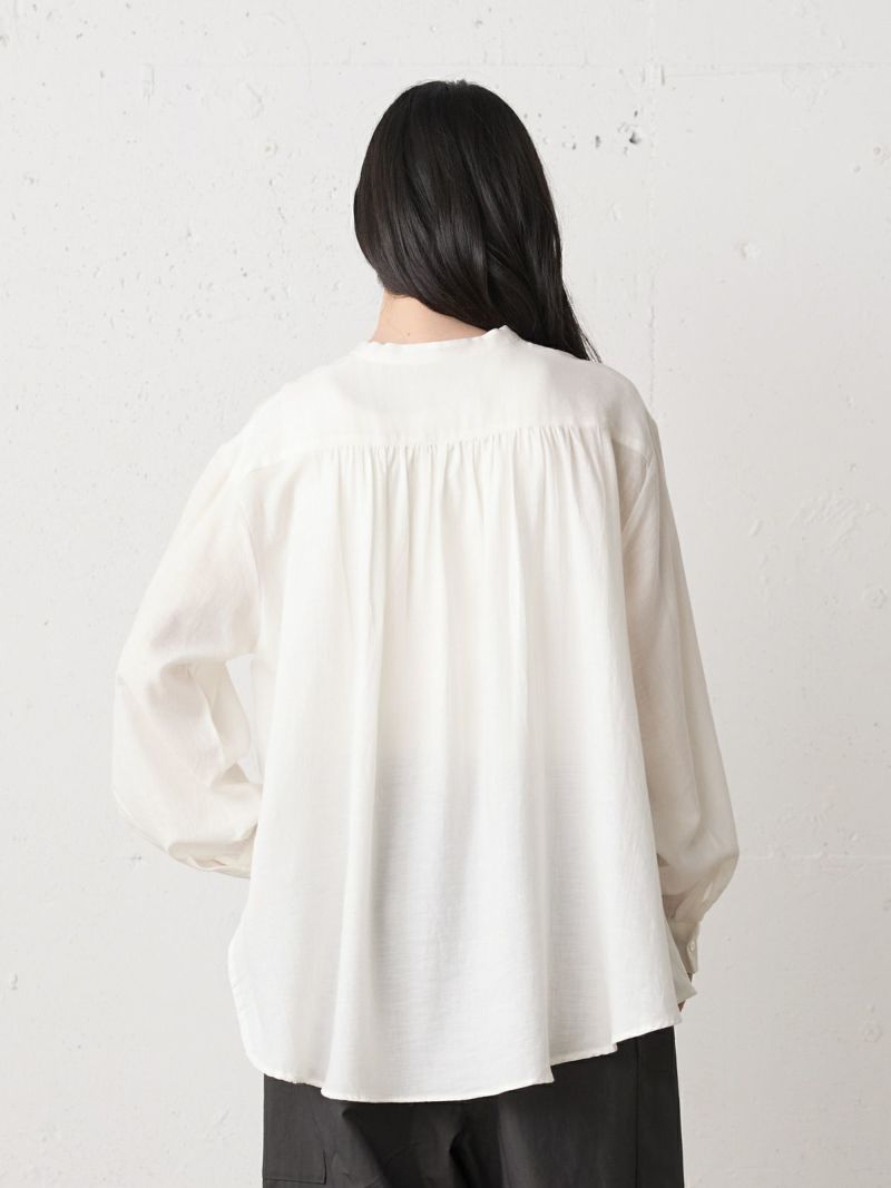 MidiUmi C/Wバックギャザーシャツ｜ MARcourt ONLINE STORE