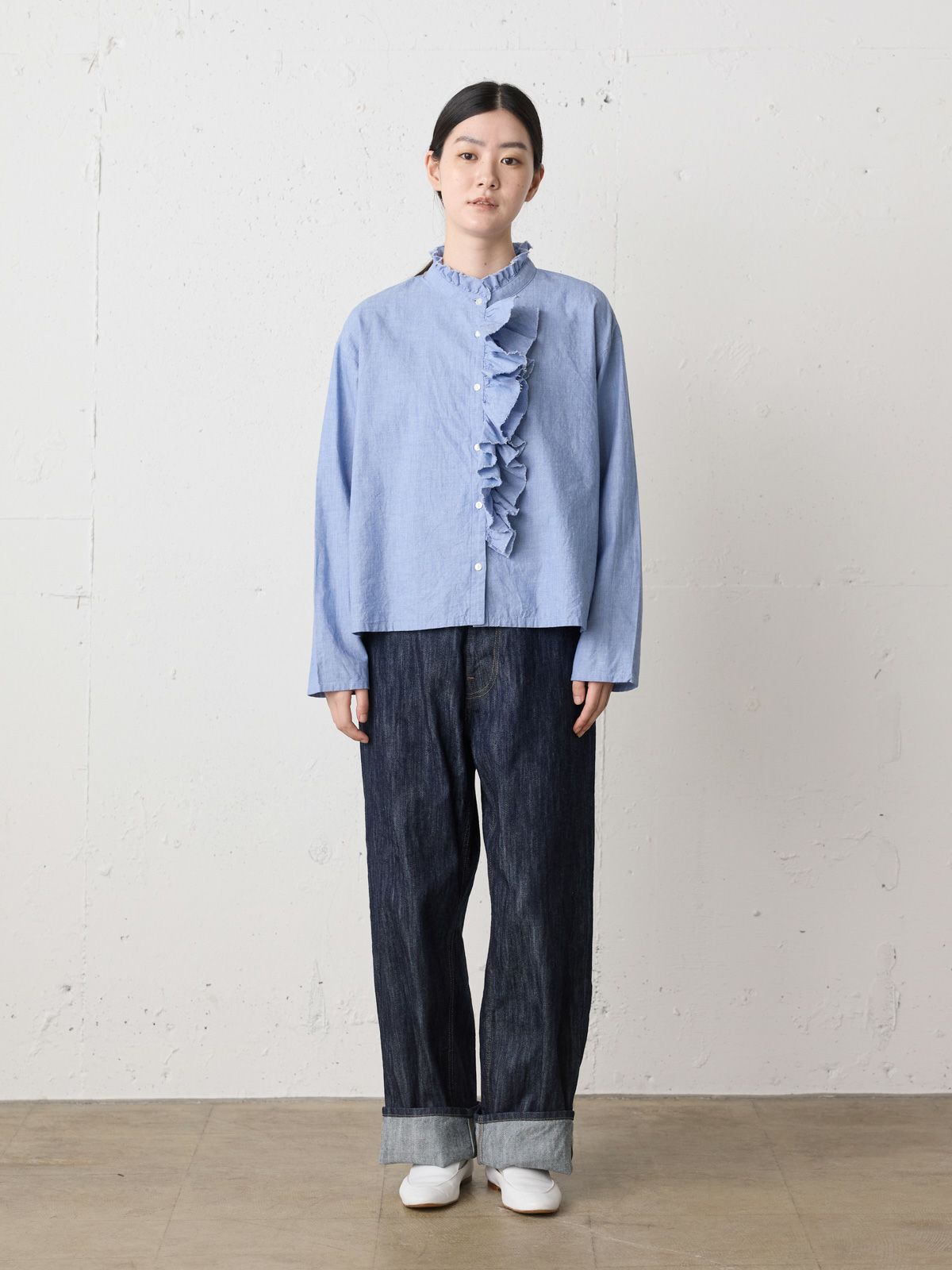 highwaist selvedge-denim