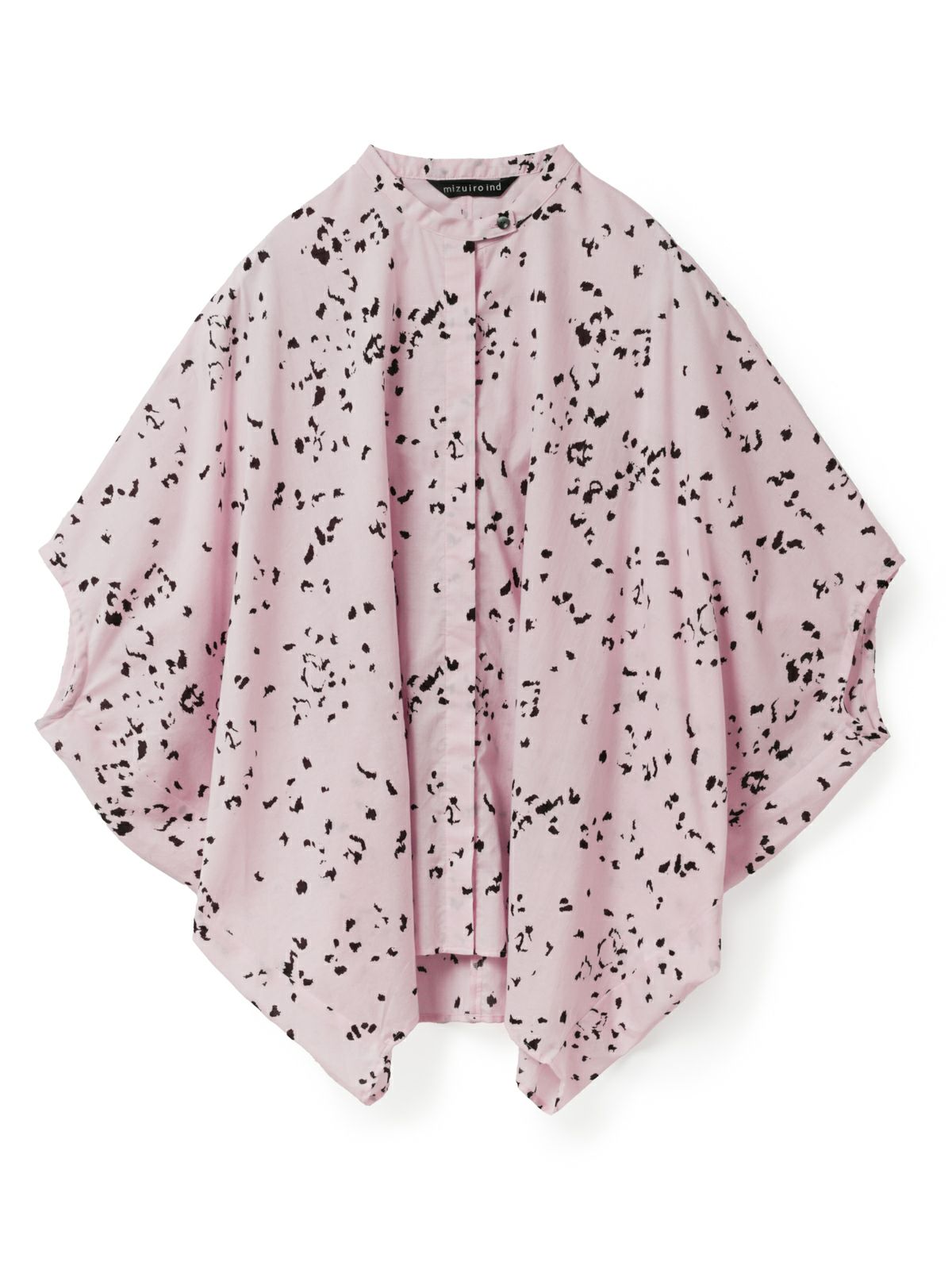 mizuiro ind プリントスタンドカラーコクーンシャツ｜ MARcourt ONLINE