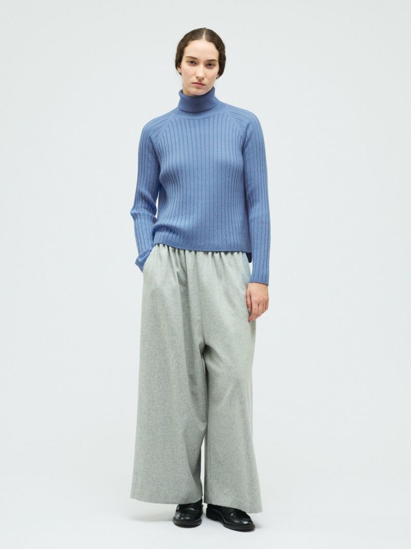 mizuiro ind ワイドリブハイネックプルオーバー｜ MARcourt ONLINE