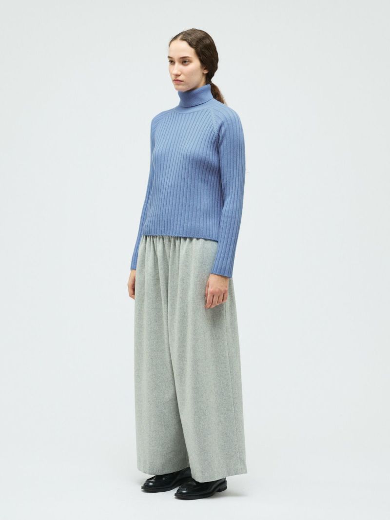 mizuiro ind ワイドリブハイネックプルオーバー｜ MARcourt ONLINE