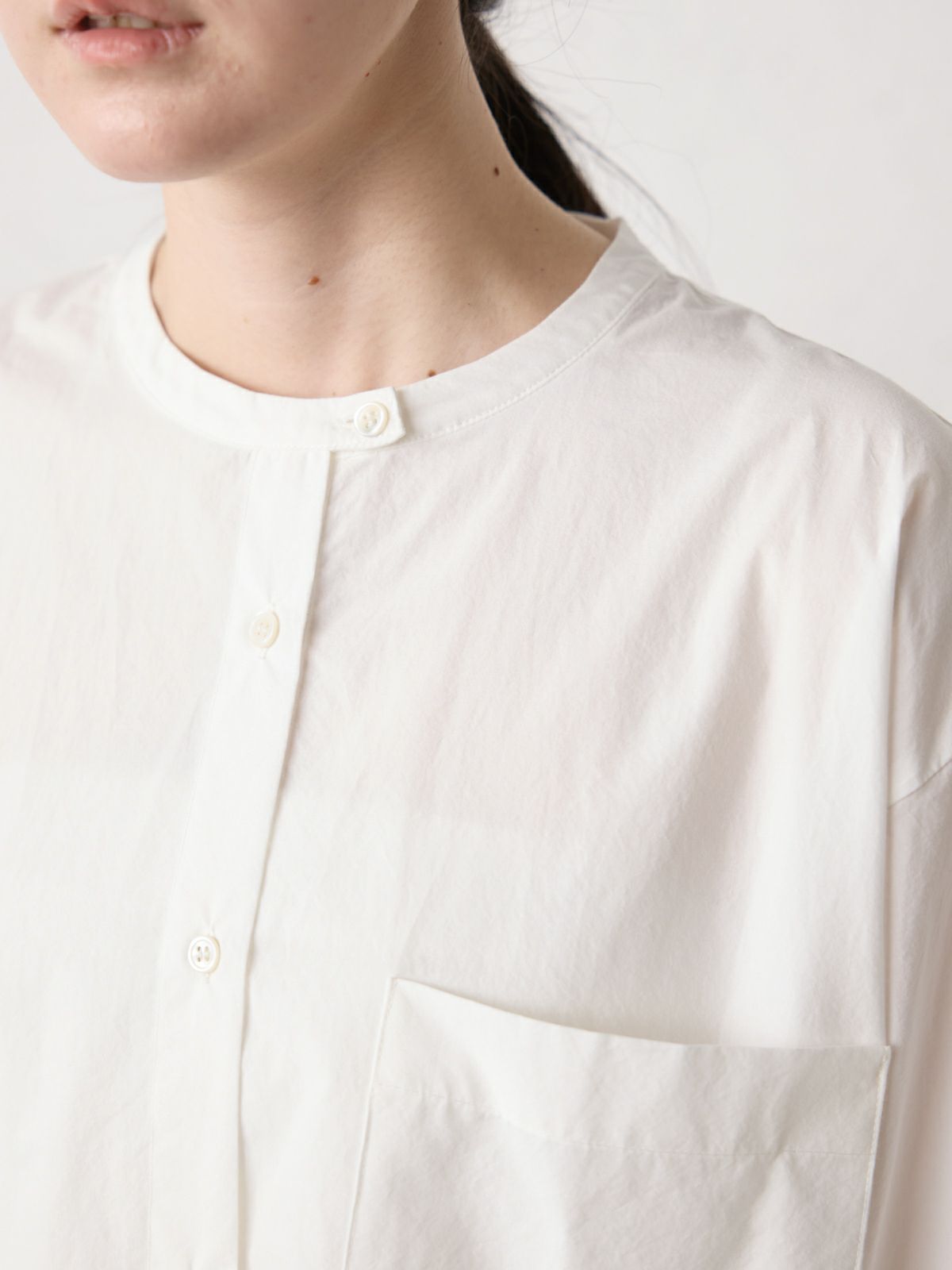 MidiUmi スタンドカラービッグシャツ｜ MARcourt ONLINE STORE