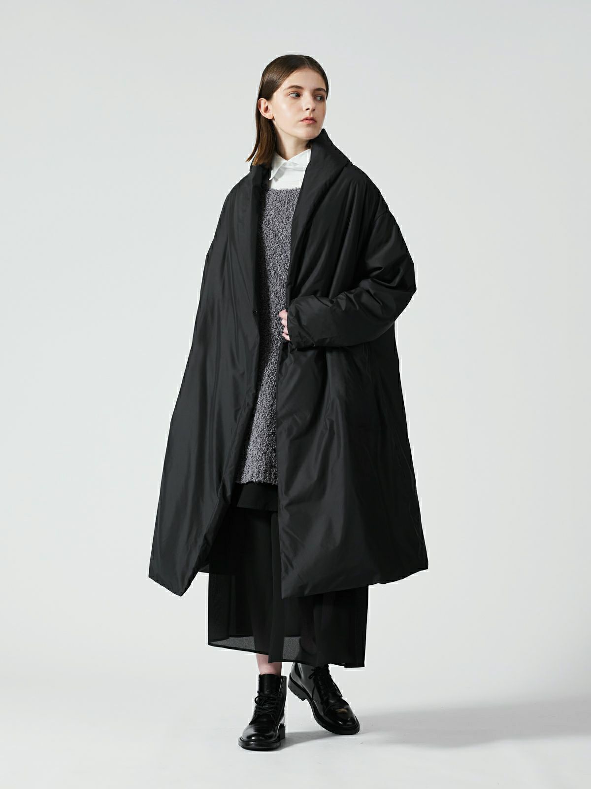 mizuiro ind ドレープライトダウンコート｜ MARcourt ONLINE STORE