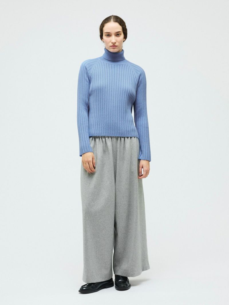 mizuiro ind ウールブレンドワイドイージーパンツ｜ MARcourt ONLINE