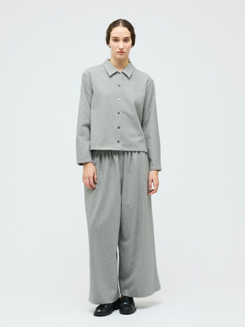 mizuiro ind ウールブレンドワイドイージーパンツ｜ MARcourt ONLINE