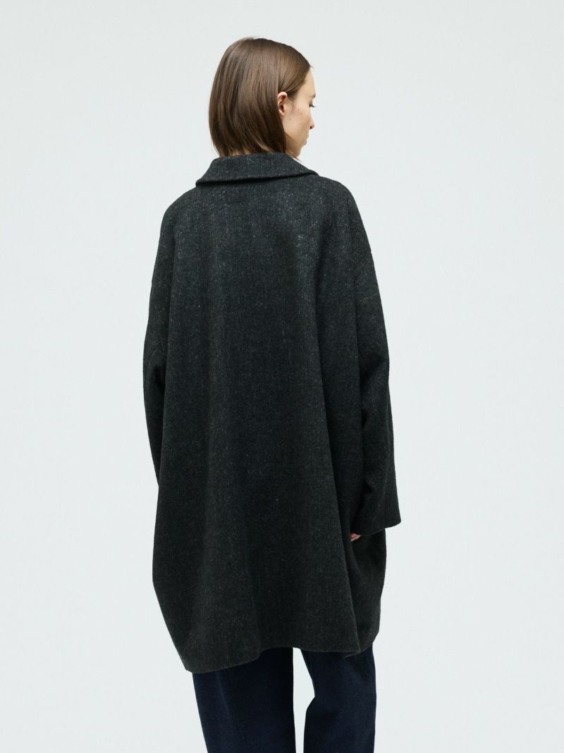 mizuiro ind ウールブレンドワイドコート｜ MARcourt ONLINE STORE