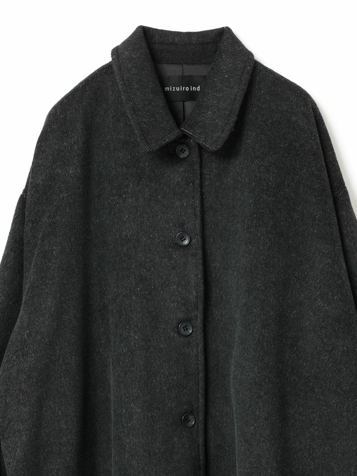 mizuiro ind ウールブレンドワイドコート｜ MARcourt ONLINE STORE