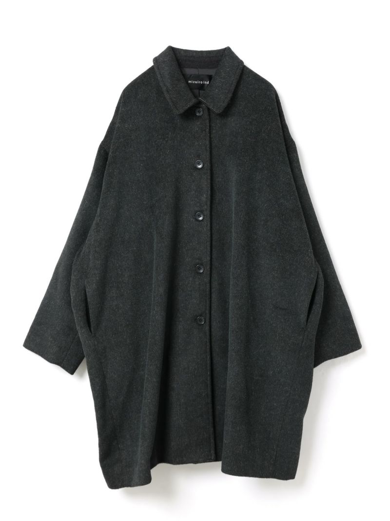 mizuiro ind ウールブレンドワイドコート｜ MARcourt ONLINE STORE