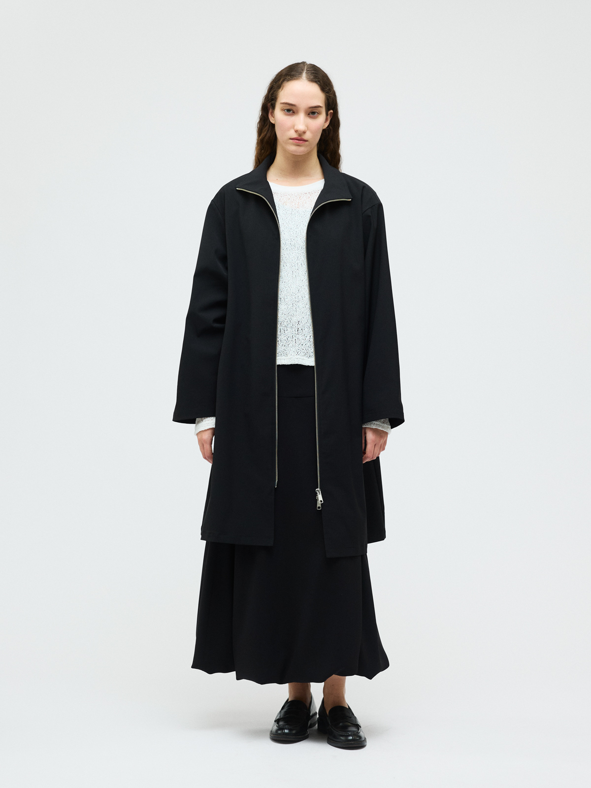 mizuiro ind ハイネックジップコート｜ MARcourt ONLINE STORE