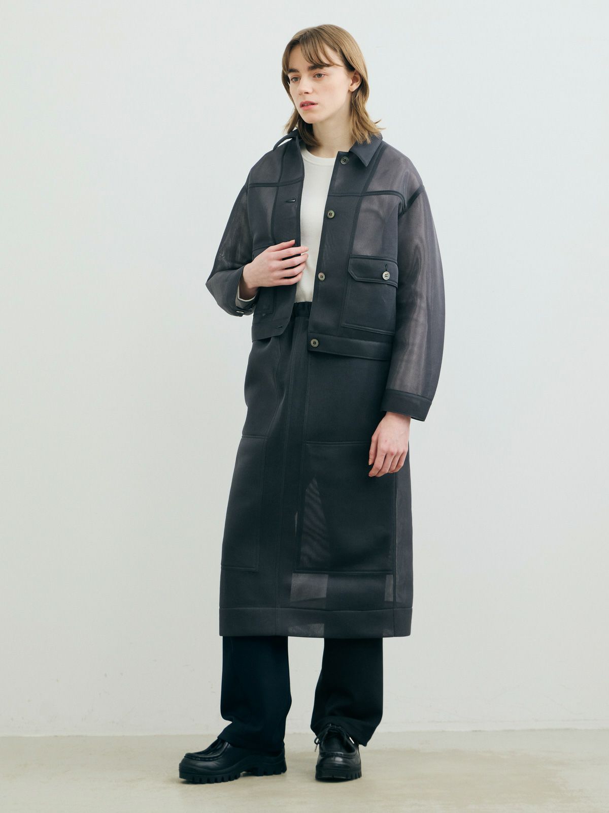 oMARLMARLコート MARMARMAR シアーワークジャケット｜ MARcourt ONLINE STORE