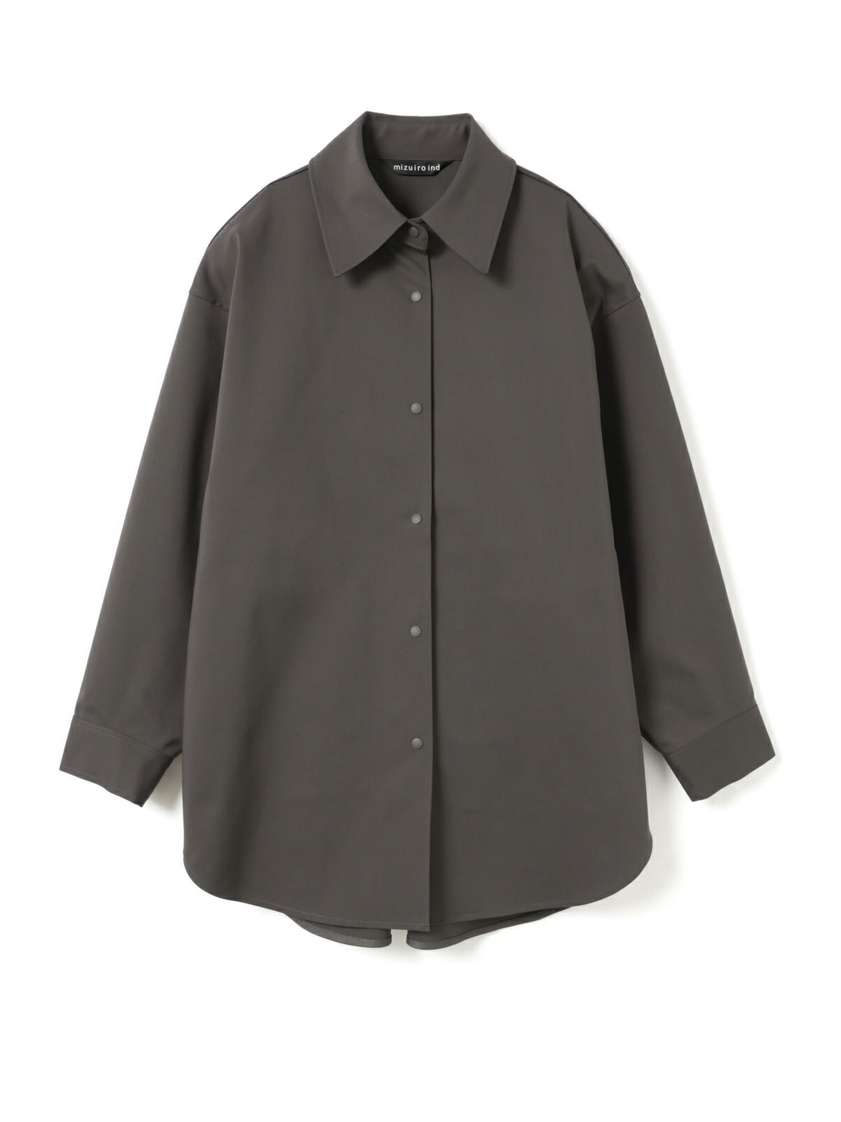 mizuiro ind ダブルクロスワイドシャツブルゾン｜ MARcourt ONLINE