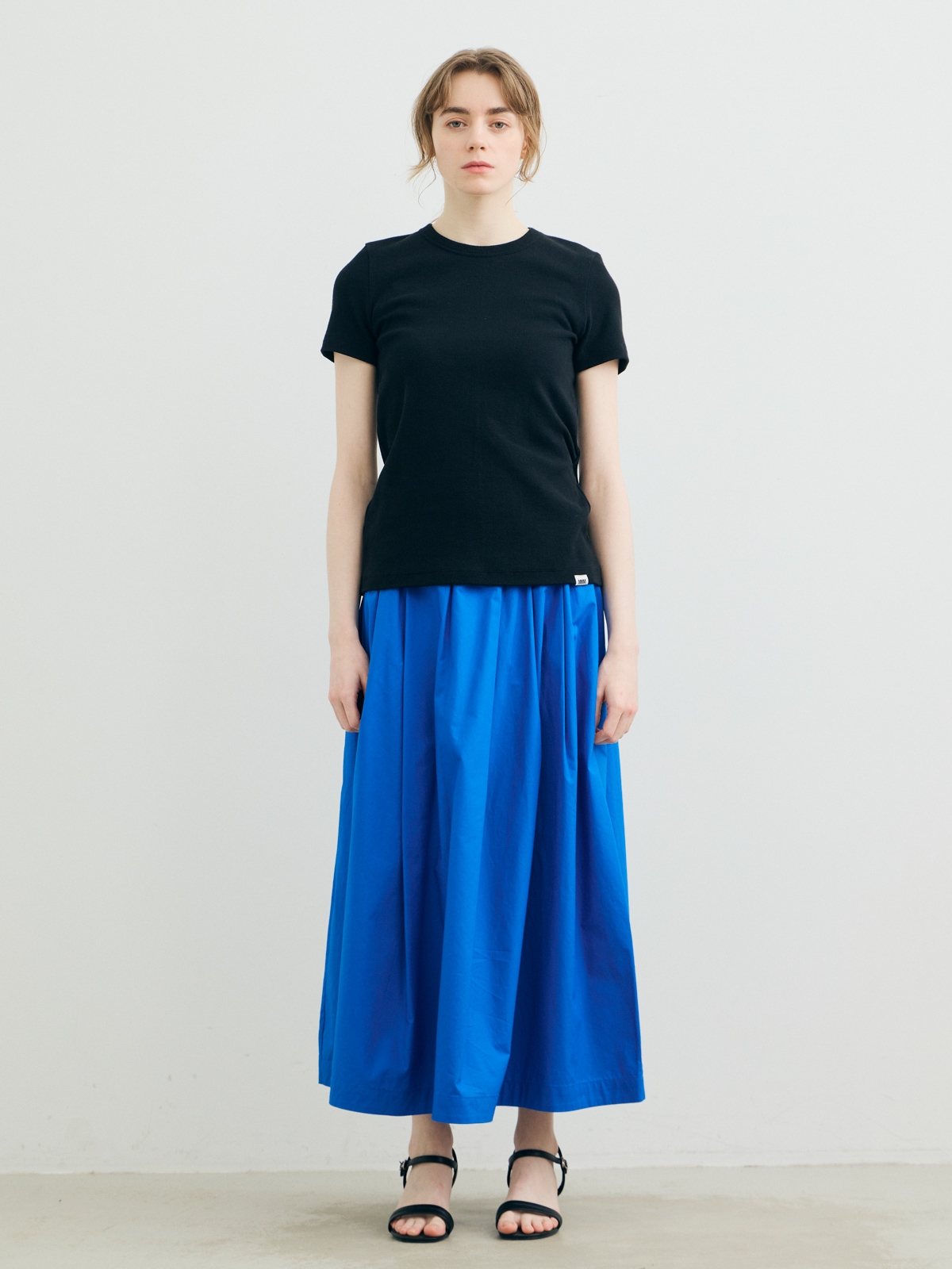 MARMARMAR ハーフスリーブリブTシャツ