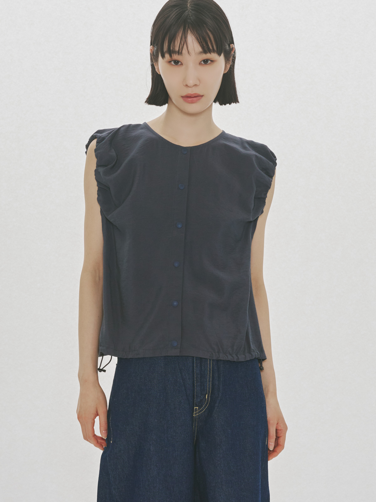poplin volume vest
