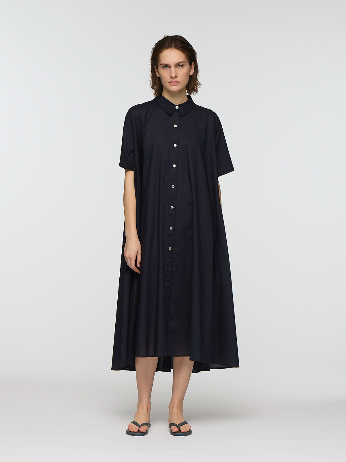 half slv flare shirt OP