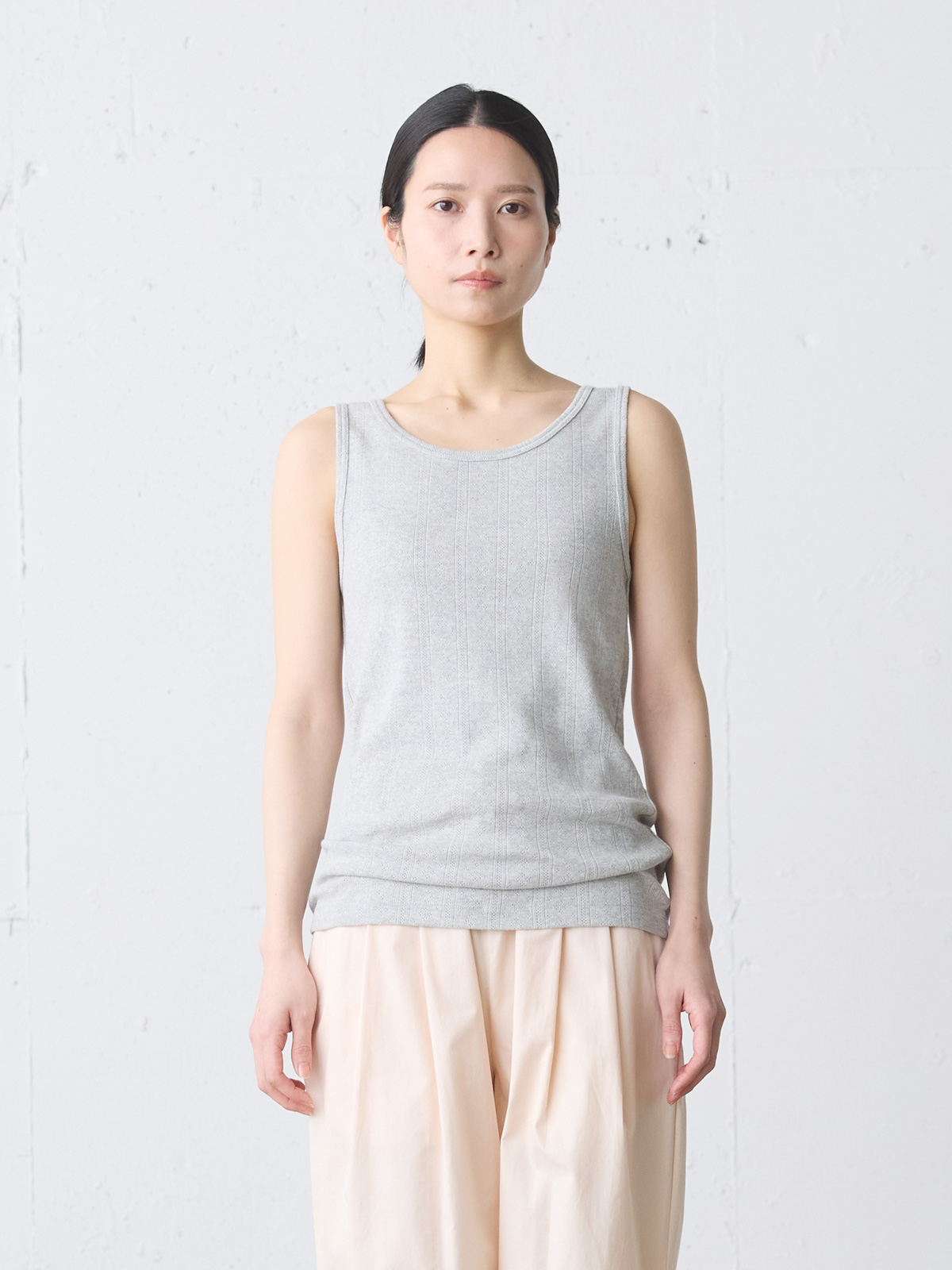 eyeret mesh tank top