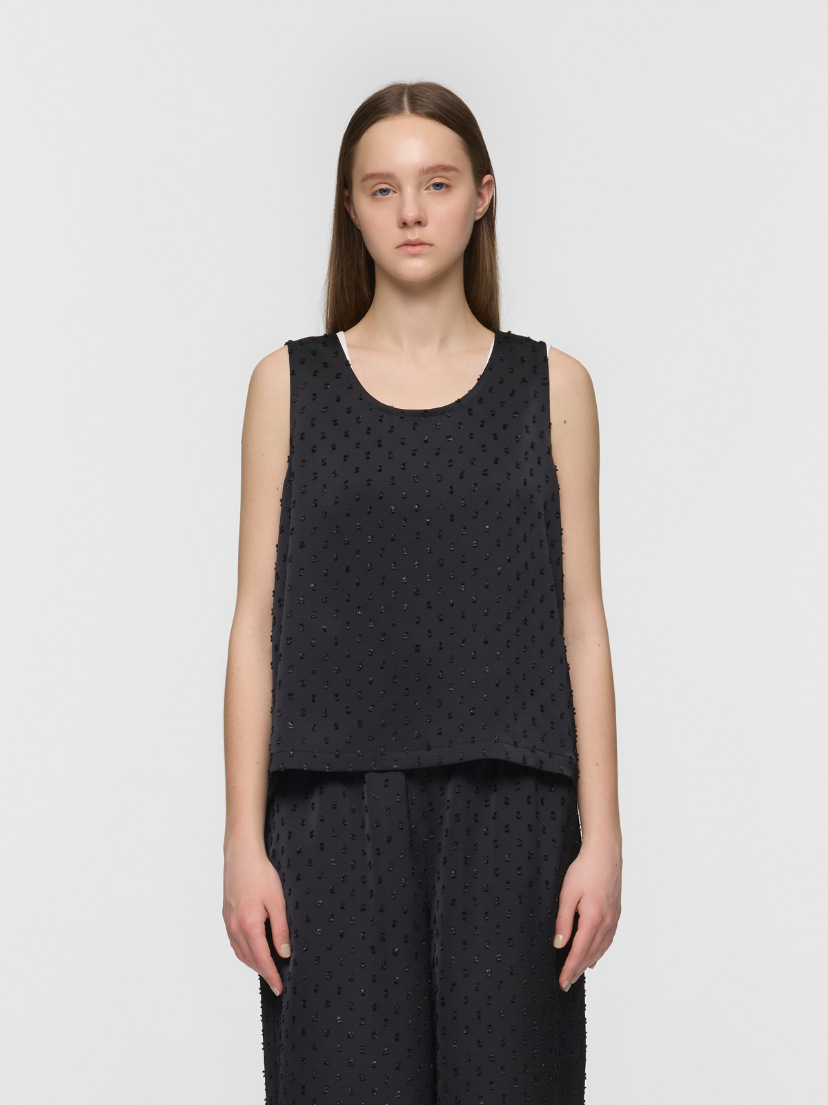 satin JQ tank TOP