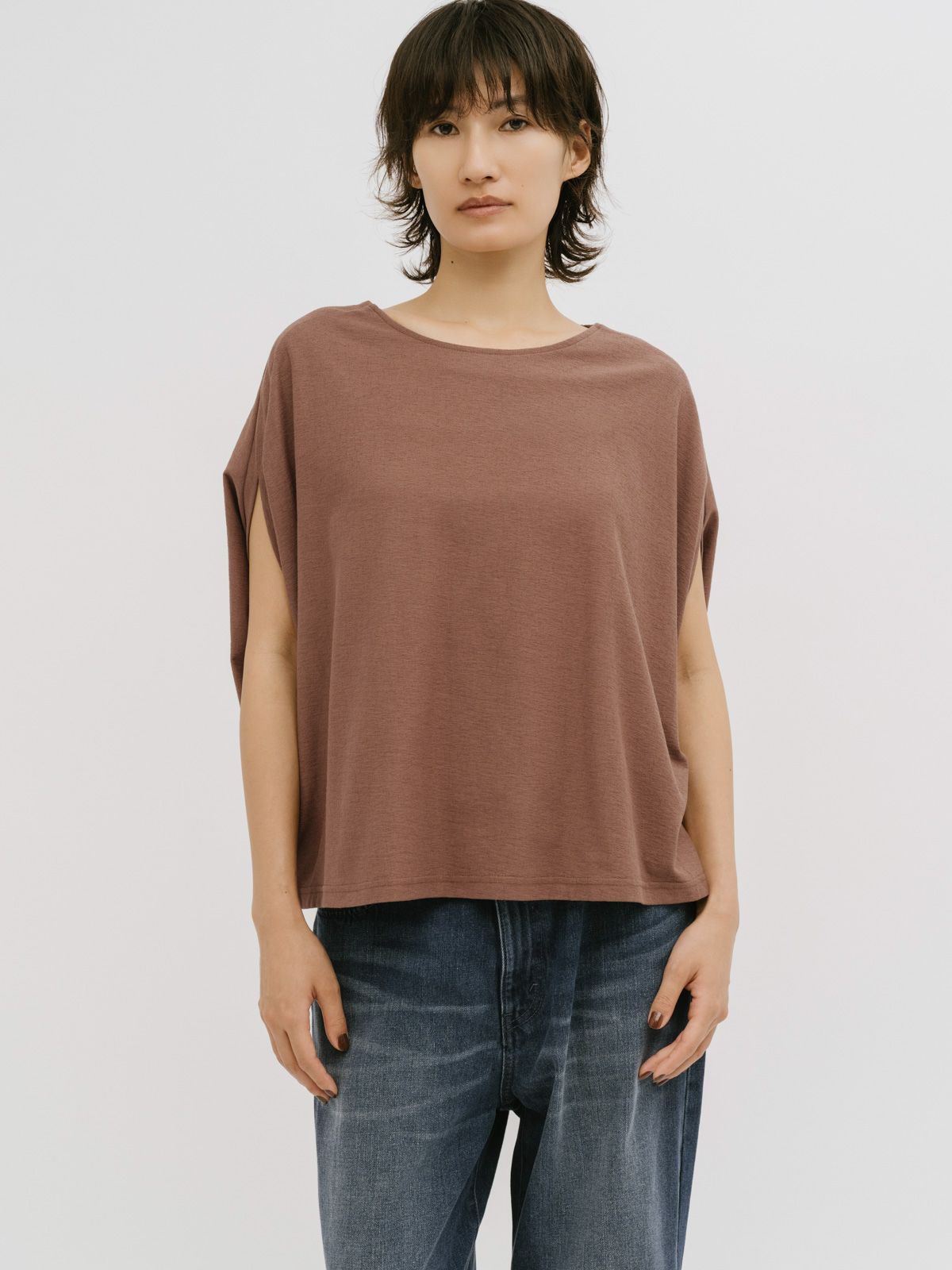 MIDIUMISOLID for Ladies エアーパッセージプルオーバー