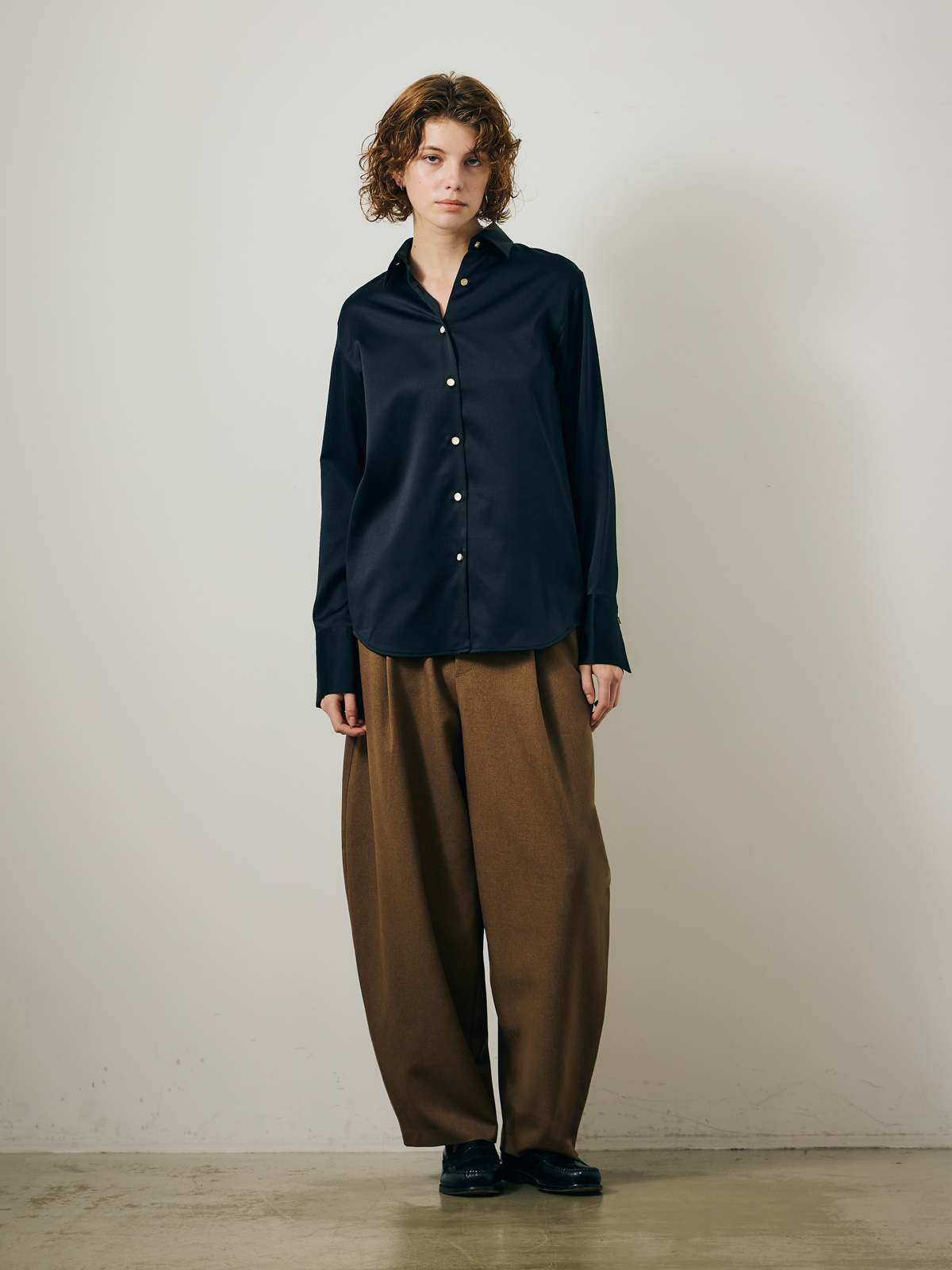 curve leg easy slacks