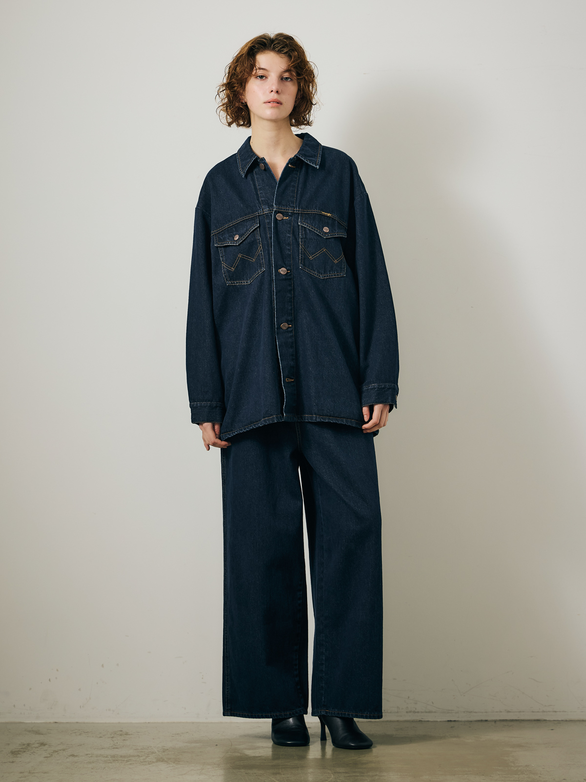 over size denim JK