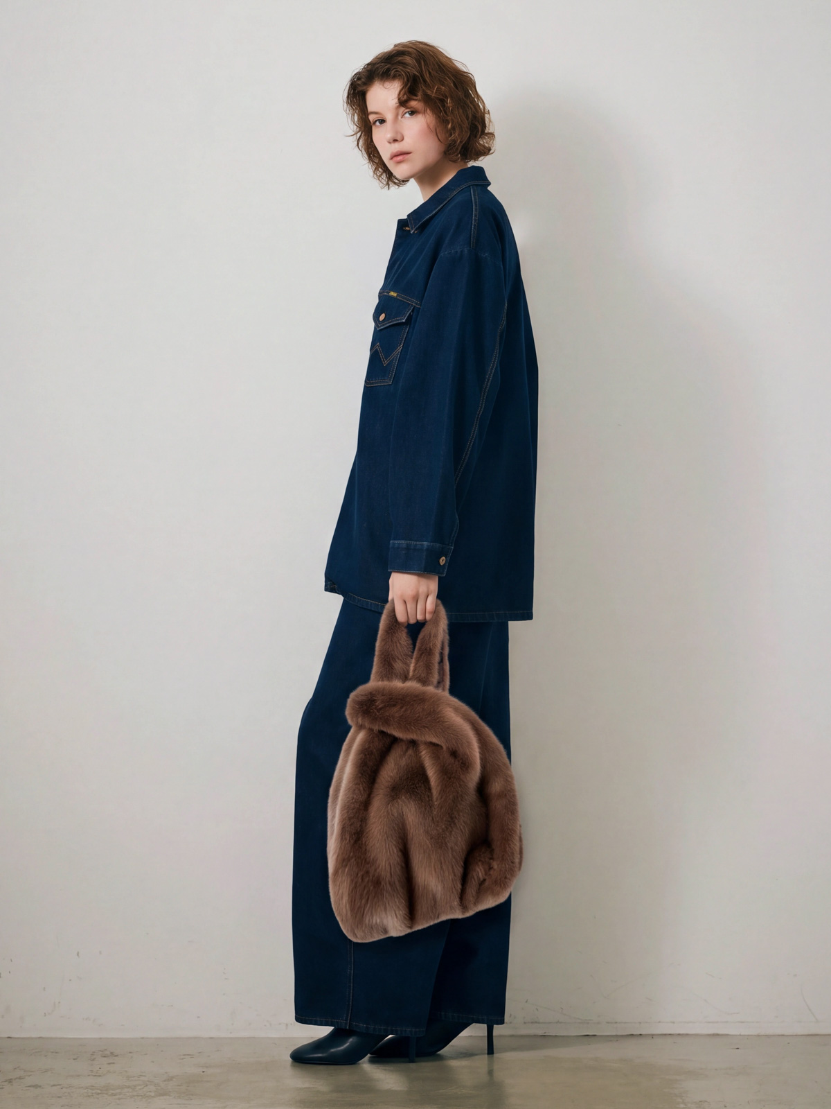 fur tote bag
