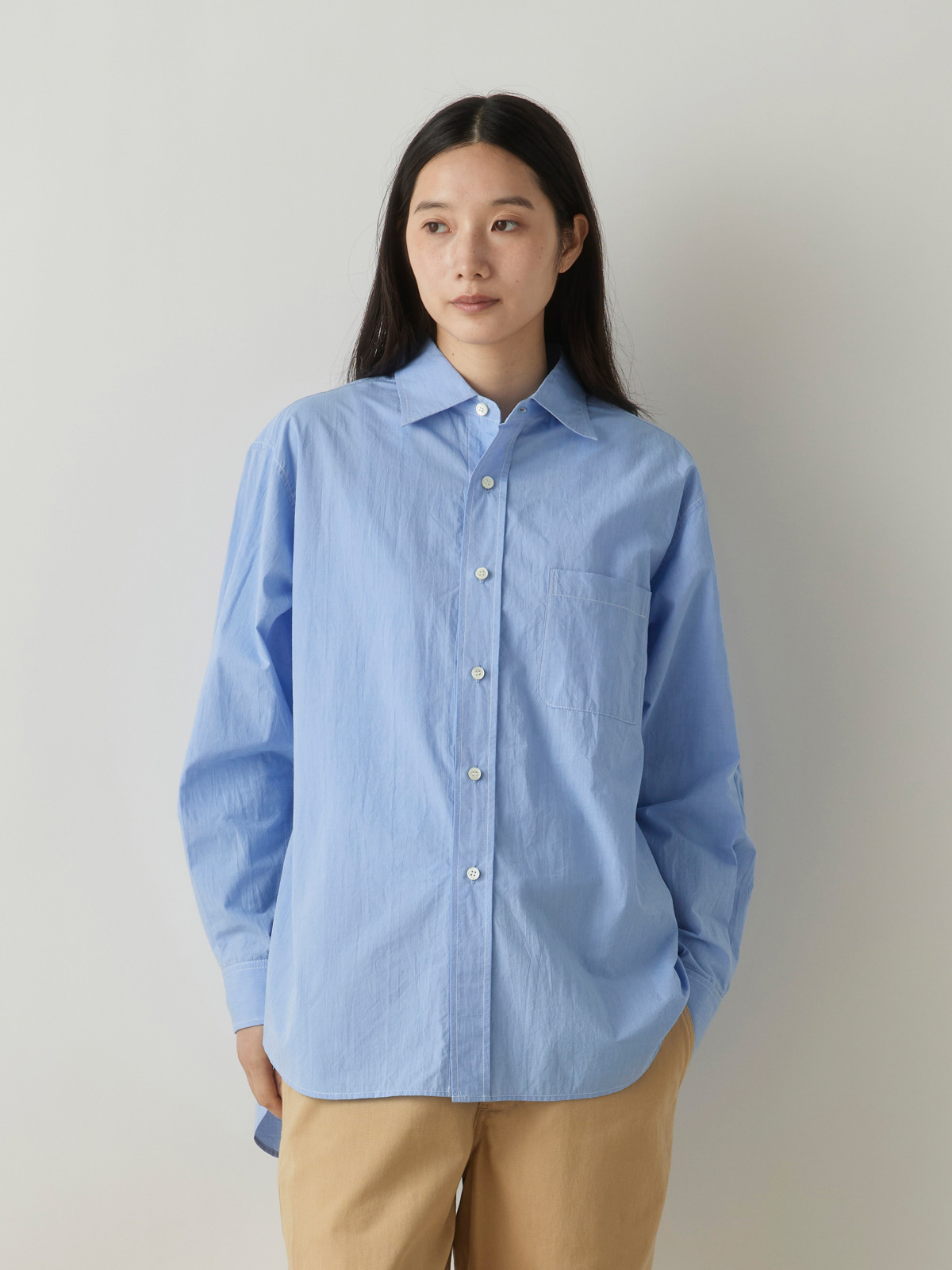 wide work shirt