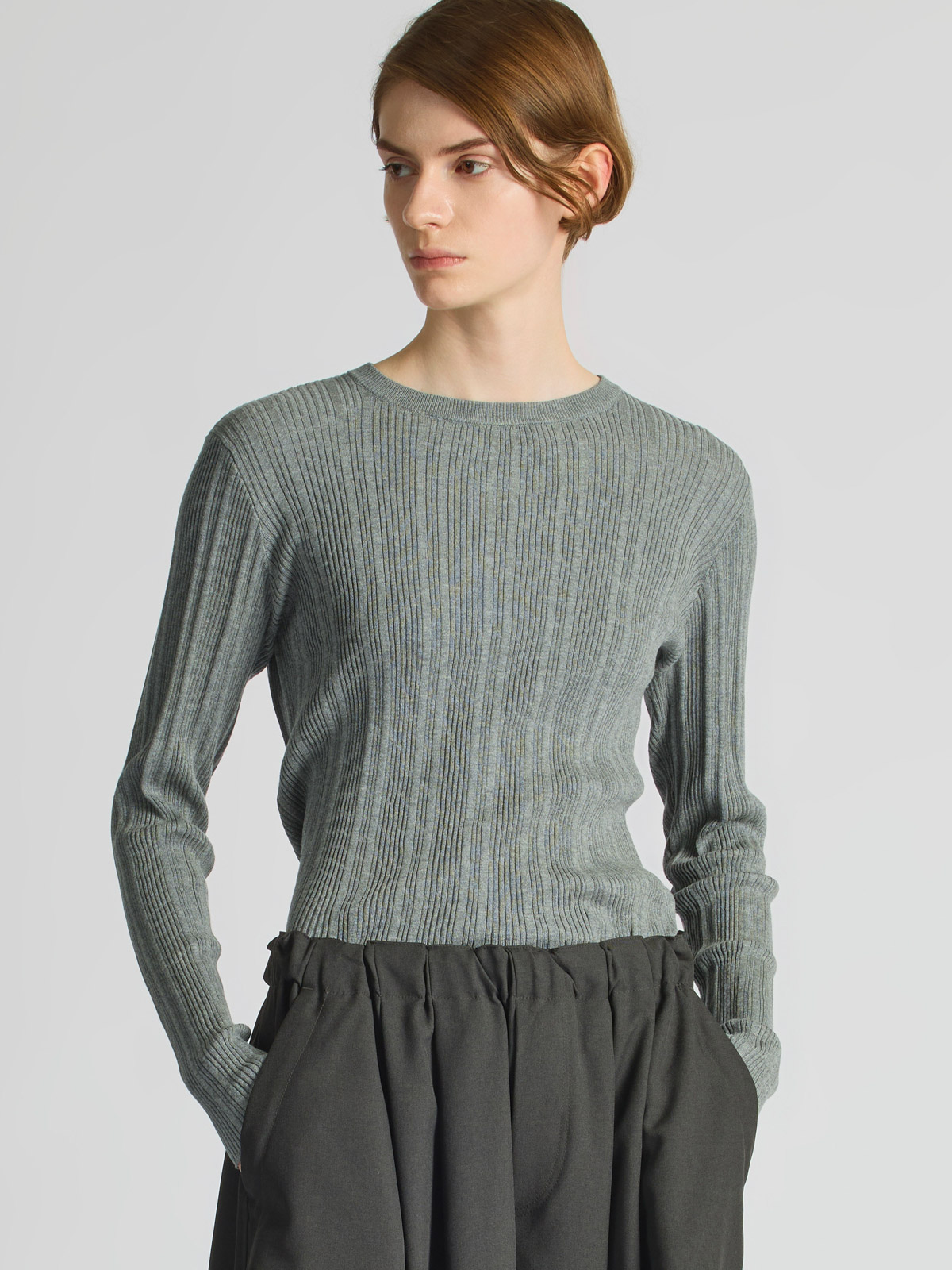 crew neck rib P/O