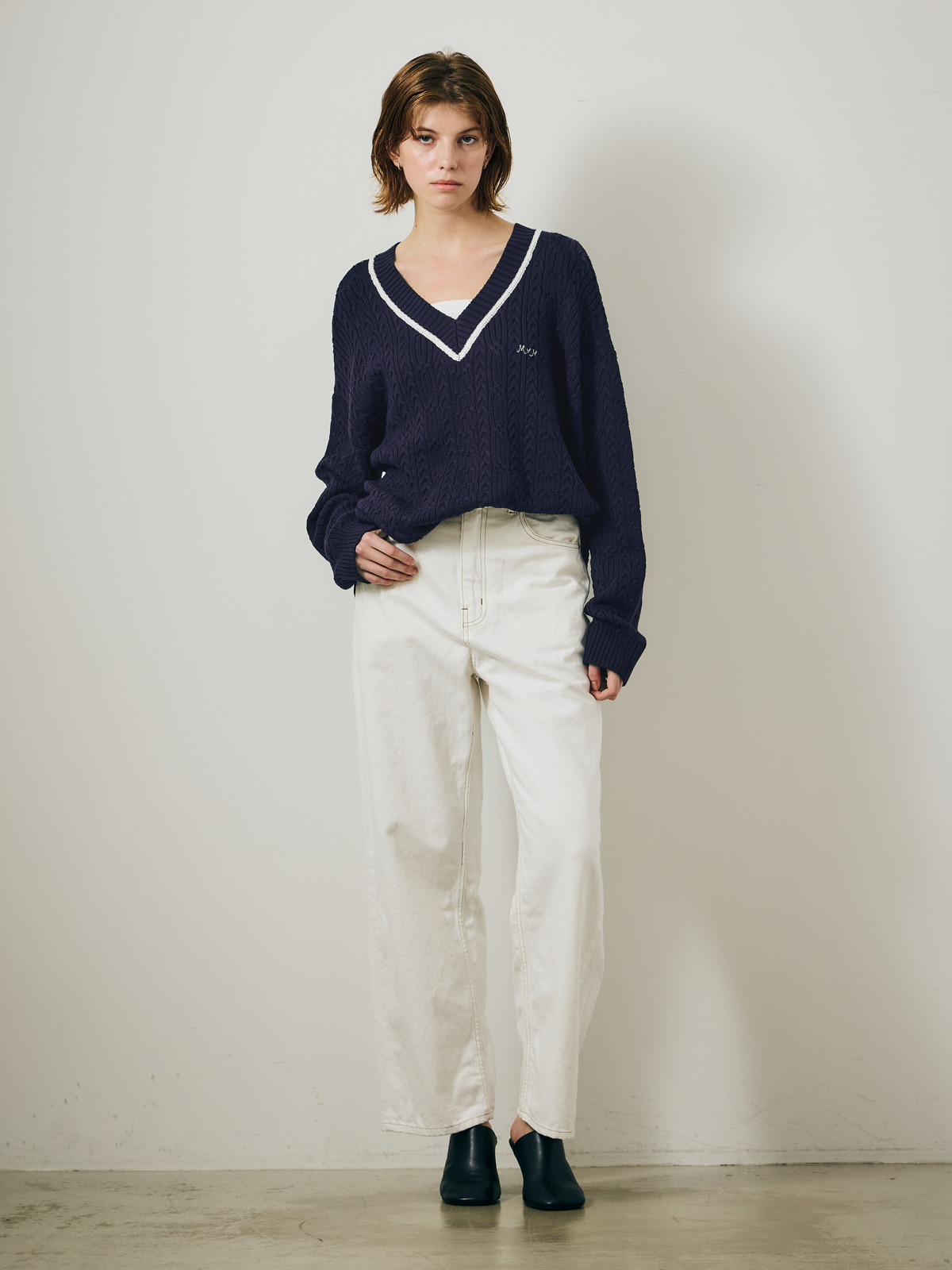 cable knit wide PO