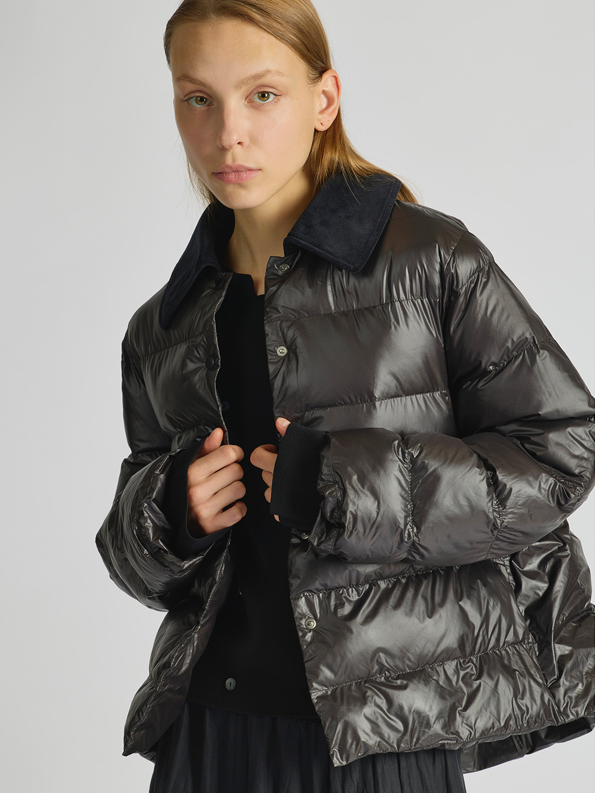 quilt blouson