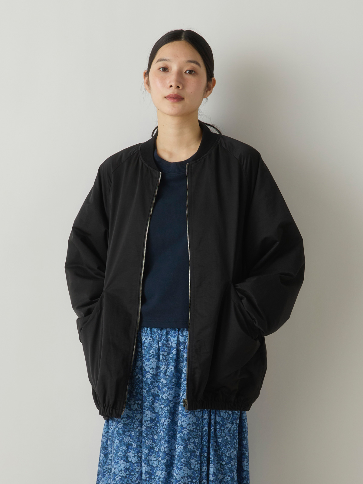 zip blouson